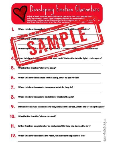 creative grief worksheet sample of printable for exploring emotion characters, dominant colors red black white